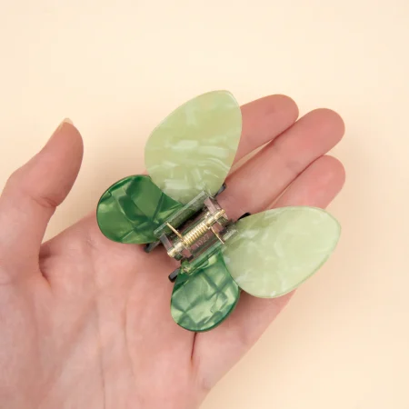 coucou suzette green butterfly hair claw κλαμερ μαλλιων πρασινη πεταλουδα