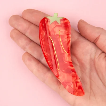coucou suzette chili pepper hair claw κλαμερ μαλλιων πιπερια τσιλι