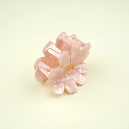 coucou suzette hair claw pink flower cosmos κλαμερ μαλλιων ροζ λουλουδι κοσμος