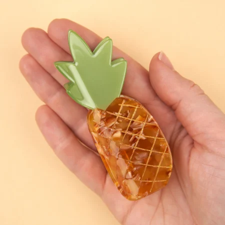 coucou suzette pineapple fruit hair claw κλαμερ μαλλιων ανανάς φρουτο