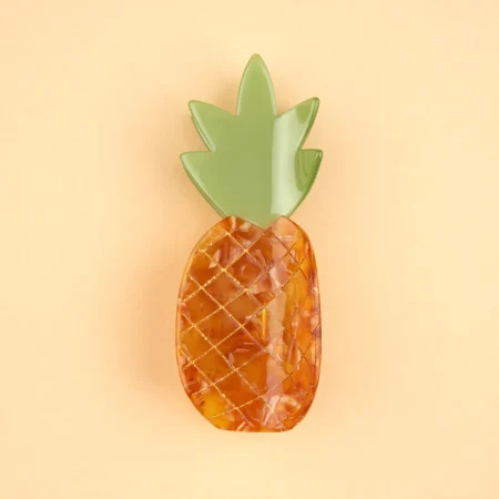 coucou suzette pineapple fruit hair claw κλαμερ μαλλιων ανανάς φρουτο