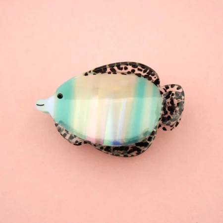 coucou suzette hair claw tropical fish κλαμερ μαλλιων τροπικο ψαρι