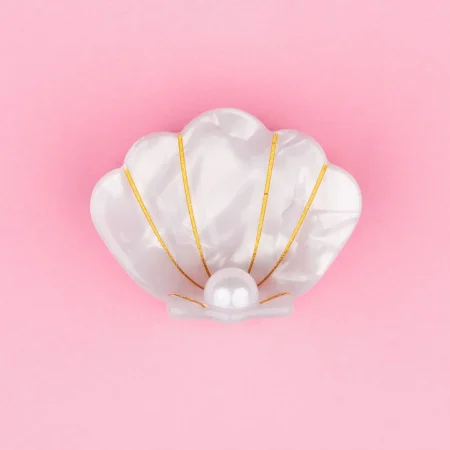 coucou suzette mini hair claw scallop shell μικρο κλαμερ μαλλιων χτενι