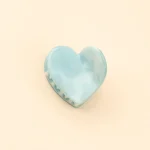 coucou suzette mini hair claw sky blue heart μικρο κλαμερ μαλλιων γαλαζια καρδια
