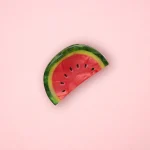 coucou suzette mini hair claw watermellon μικρο κλαμερ μαλλιων καρπουζι