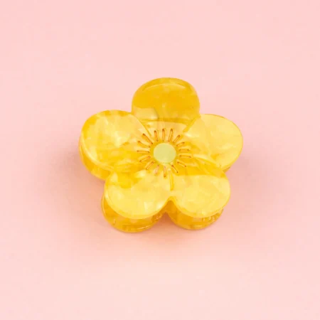 coucou suzette mini hair claw buttercup flower μικρο κλαμερ μαλλιων νεραγκουλα λουλουδι