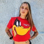 DUFFY DUCK Women's T-Shirt M