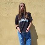 MIAMI MARLINS x MAJESTIC Women's MLB Top M