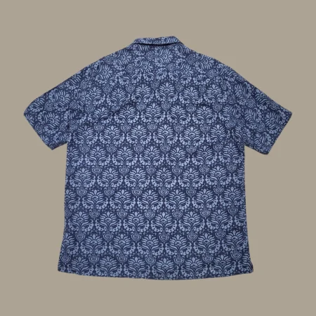 100% Silk Hawaiian Short Sleeve Shirt L