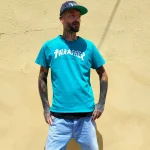 THRASHER Green-Blue T-Shirt L