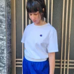 Vintage CHAMPION White T-Shirt S