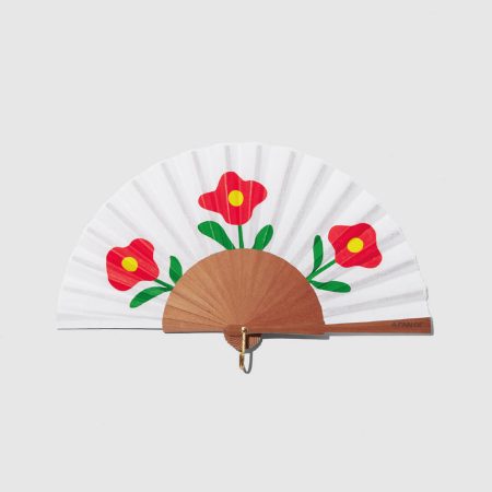 a fan of handmade in spain βενταλια αξεσουαρ ξυλινη wild poppies
