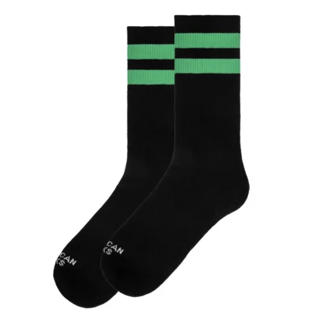 american socks mid high καλτσες μαυρες πρασινο black green ghostbusters