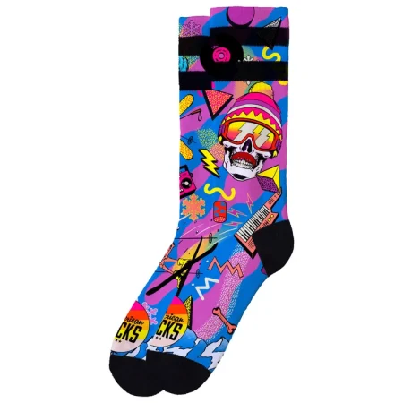 american socks signature graphic mid high pink blue καλτσες ροζ μπλε snow blizzard
