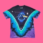 2006 PINK FLOYD DARK SIDE OF THE MOON Tie Dye T-Shirt L