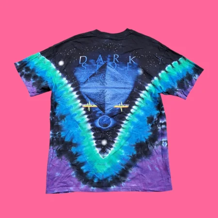 2006 PINK FLOYD DARK SIDE OF THE MOON Tie Dye T-Shirt L