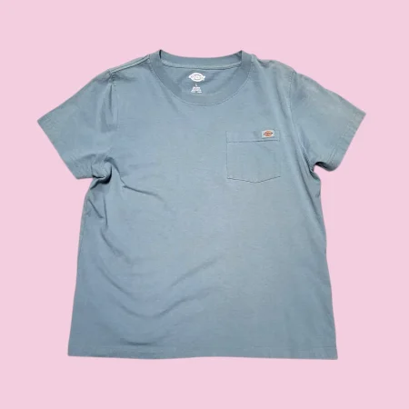 DICKIES Women's Light-Blue T-Shirt L-XL