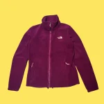 THE NORTH FACE Women's Purple Full Zip Fleece M