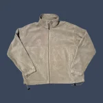 COLUMBIA Beige Full Zip Fleece Jacket XL-XXL