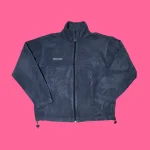 COLUMBIA Blue Full Zip Fleece Jacket M