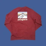 PATAGONIA Red Line Logo Ridge Lightweight Sweatshirt M