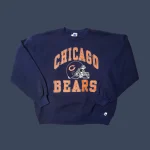 Vintage RUSSELL CHICAGO BEARS NFL Made in USA Boxy Fit Sweatshirt L-XL