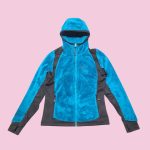 JACK WOLFSKIN Women's Blue Hooded Fleece Jacket S-M