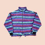 Vintage Full Zip Crazy Fleece XL