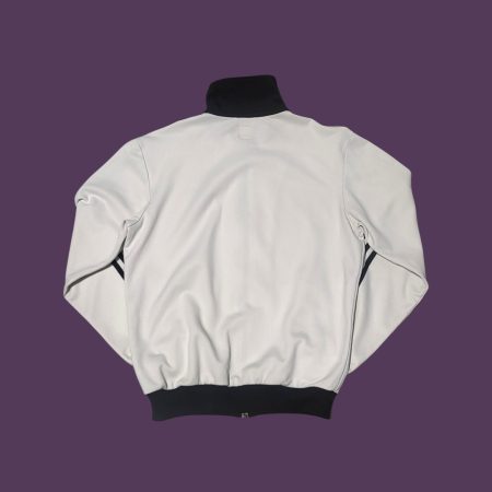 Vintage Y2K 00s ADIDAS Black & White Track Top S