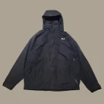 JACK WOLFSKIN Black Jacket XXXL