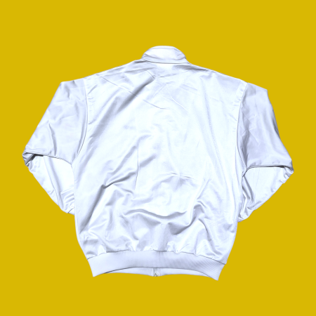 Rare Vintage 80s/90s ADIDAS White Logo Tape Track Top L