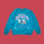 Rare Vintage 90s CHARLOTTE HORNETS NBA Made in USA Sweatshirt L