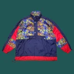 Vintage 80s/90s Crazy Pattern Windbreaker L-XL