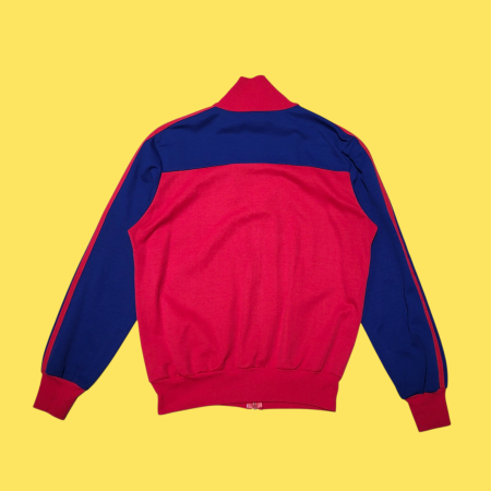 Vintage 80s ADIDAS Colorblock Track Top S