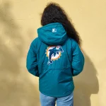 Vintage 90s STARTER MIAMI DOLPHINS NFL Women's Puffer Jacket M