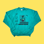 Rare Vintage 80s/90s PUMA Graphic Sweatshirt M-L