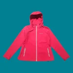 COLUMBIA Women's Pink Soft Shell Jacket XL