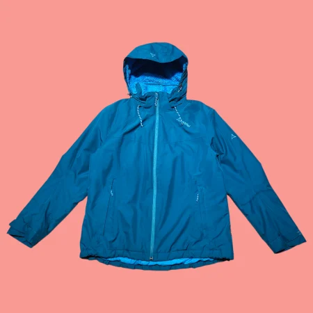 SCHÖFFEL Women's Blue Jacket with Fleece Lining XL