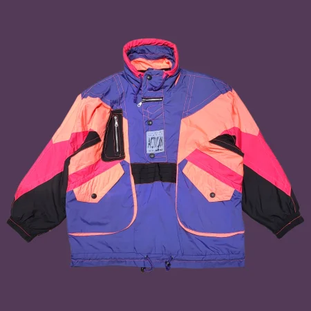 Vintage ELHO Colorblock Pullover Jacket L