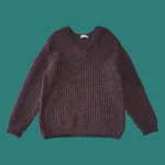 Vintage SHETLAND 100% Wool Knit Sweater L
