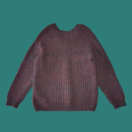 Vintage SHETLAND 100% Wool Knit Sweater L