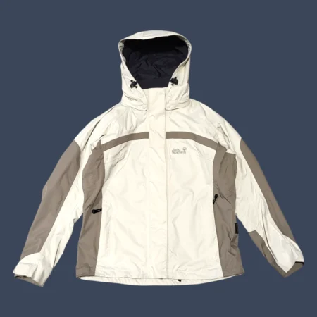 JACK WOLFSKIN TEXAPORE Women's Ivory White Hiking Jacket M