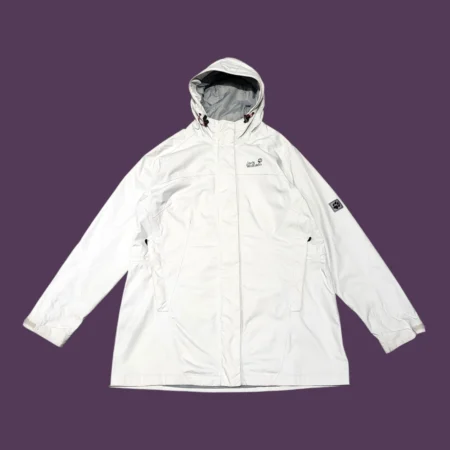 JACK WOLFSKIN TEXAPORE Women's Ivory White Hiking Jacket XL-XXL