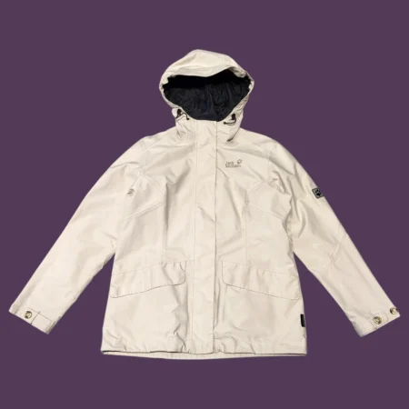 JACK WOLFSKIN TEXAPORE Women's Ivory White Jacket L