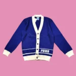 Vintage 70s/80s PUMA Reworked Tennis Cardigan S