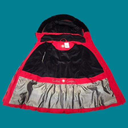 WELLENSTEYN Women's Red Puffer Jacket M