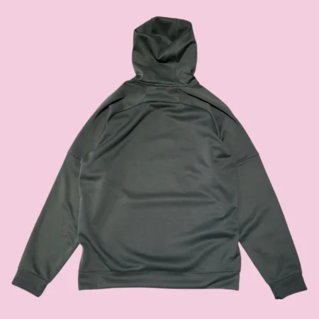 ADIDAS Khaki Green Big Logo Hoodie M-L