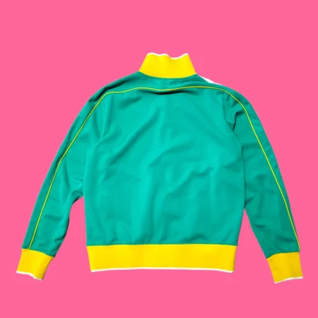 NIKE Green & Yellow Track Top M