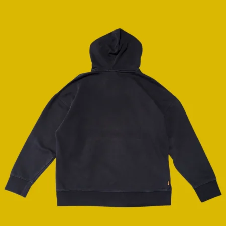 TIMBERLAND Black Big Logo Hoodie S-M
