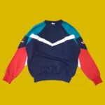 Vintage 80s ADIDAS Colorblock Sweatshirt S